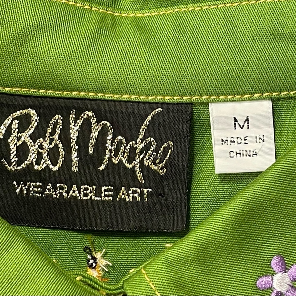 Bob Mackie Nwot Wearable Art Vintage Embroidered … - image 4